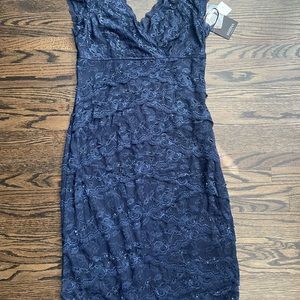 Marina Dresses Navy blue Maternity Dress NWT Size Small S